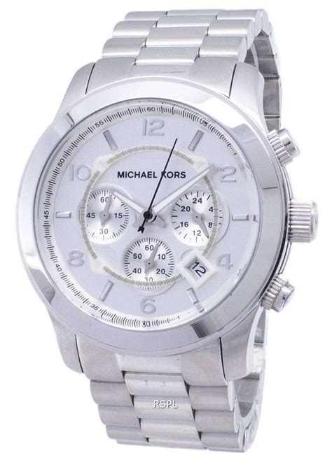 michael kors mens watch day on top|Michael Kors men's watches silver.